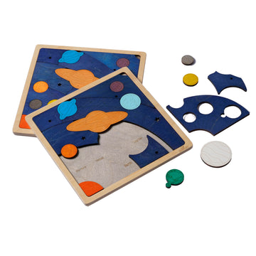 Solar System And Planets Puzzle For Kids | 18 Piece Jigsaw Puzzle For Kids | Learning Educational Toy And Gift For Boys Girls Ages 3+ Years