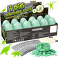 Smilesskiddo Dino Eggs Dig Kit - 12 Pack Glow In The Dark Dinosaur Eggs Excavation Kit, Stem Fossil Digging Activity, Dig It Up