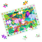 Vgrassp 70 Pcs Wildlife Themed Interlocking Jungle And Animal Puzzle Toy  Search, Find And Connect Educational, Challenging & B
