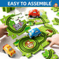 Bennol Toddler Toys Gifts For 2 3 4 5 Year Old Boys, 73 Jigsaw Puzzle Race Track Car Set Toys For Kids Boys Toddlers 1-3 2-4 3-5 4-6, Puzzle Tracks Car Toys Gifts For 2 3 4 5 Year Old Boys Kids