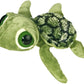 Aurora Sea Turtle Stuffed Animal - 11" Green Polyester - Enchanting Dreamy Eyes - Model 21219