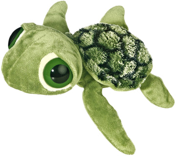 Aurora Sea Turtle Stuffed Animal - 11" Green Polyester - Enchanting Dreamy Eyes - Model 21219