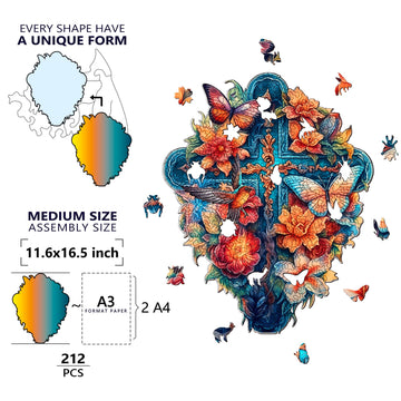 Foyucool Wooden Puzzles For Adults, Unique Puzzles For Adults, Irregular Animal Shaped Wooden Jigsaw Puzzles, Creative Birthday
