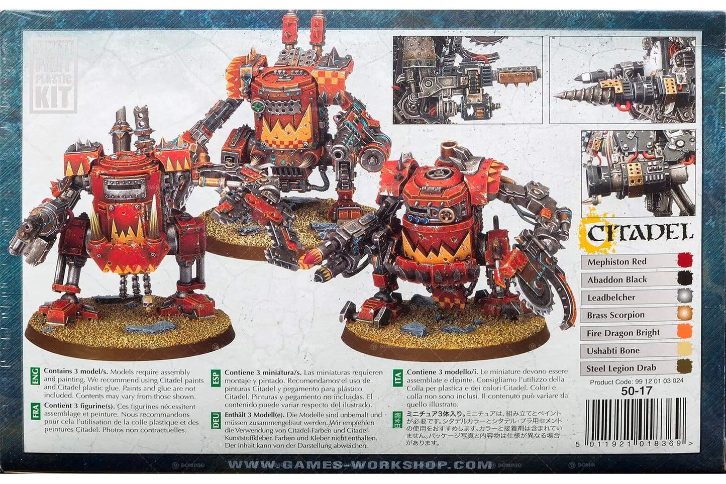 Games Workshop 99120103024 Warhammer 40 000 Ork Killa Kans Action Figure