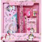 Craftacious Art & Craft 12 In 1 Designer Kids School Set For Birthday, Return Gifts Etc (1X Pencil Box 1X Ruler 1X Eraser 1X Sha
