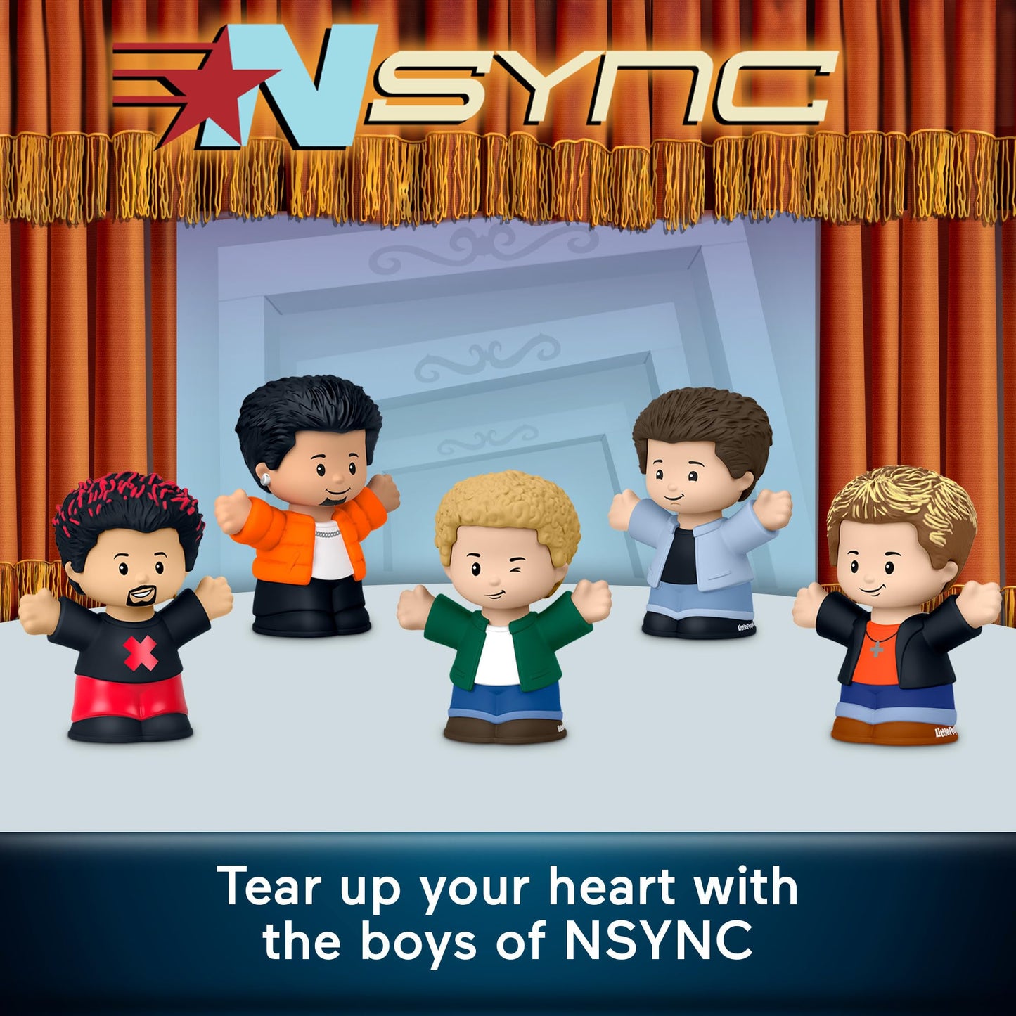 ?Little People Collector Nsync Special Edition Set For Adults & Fans, 5 Figures In A Display Box