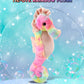 DolliBu Rainbow Seahorse Stuffed Animal - Super Soft Stuffed Animals for Girls and Boys  Adorable Stuffed Sea Creatures for Kids and Cute Sea Animals Cuddle Stuffed Animals for mature-themeds - 15 Inches