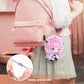 UTIEHD Anime Game Character Backpack Keychain Charm  Cute 4 Inch Collectible Figure  Compact Size for Bags and Keys for Fans (Elysia)