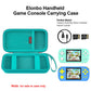Elonbo Carrying Case for TEBIYOU/ Great Boy/ Beico Handheld Game Console Retro Video Games  Portable Gaming Player Travel Storage Cover  Mini Arcade Electronic Toy Holder Bag  Green+Inside Green