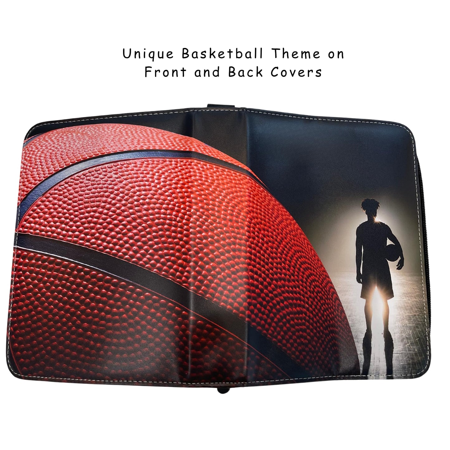 Basketball Card Binder  Trading Card Album with 55 Removable Top Loader Sleeves Fit 440 Basketball Baseball Soccer Football Cards  Compatible with 2024 2025 Topps Sports Card & TCG Collections.