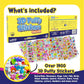 Purple Ladybug 1900 Small Puffy Stickers For Kids 4-8 - 80 Foam Sticker Sheets, Fun 3D Stickers For Crafts & Travel Activities, Road Trip Essentials & Toys