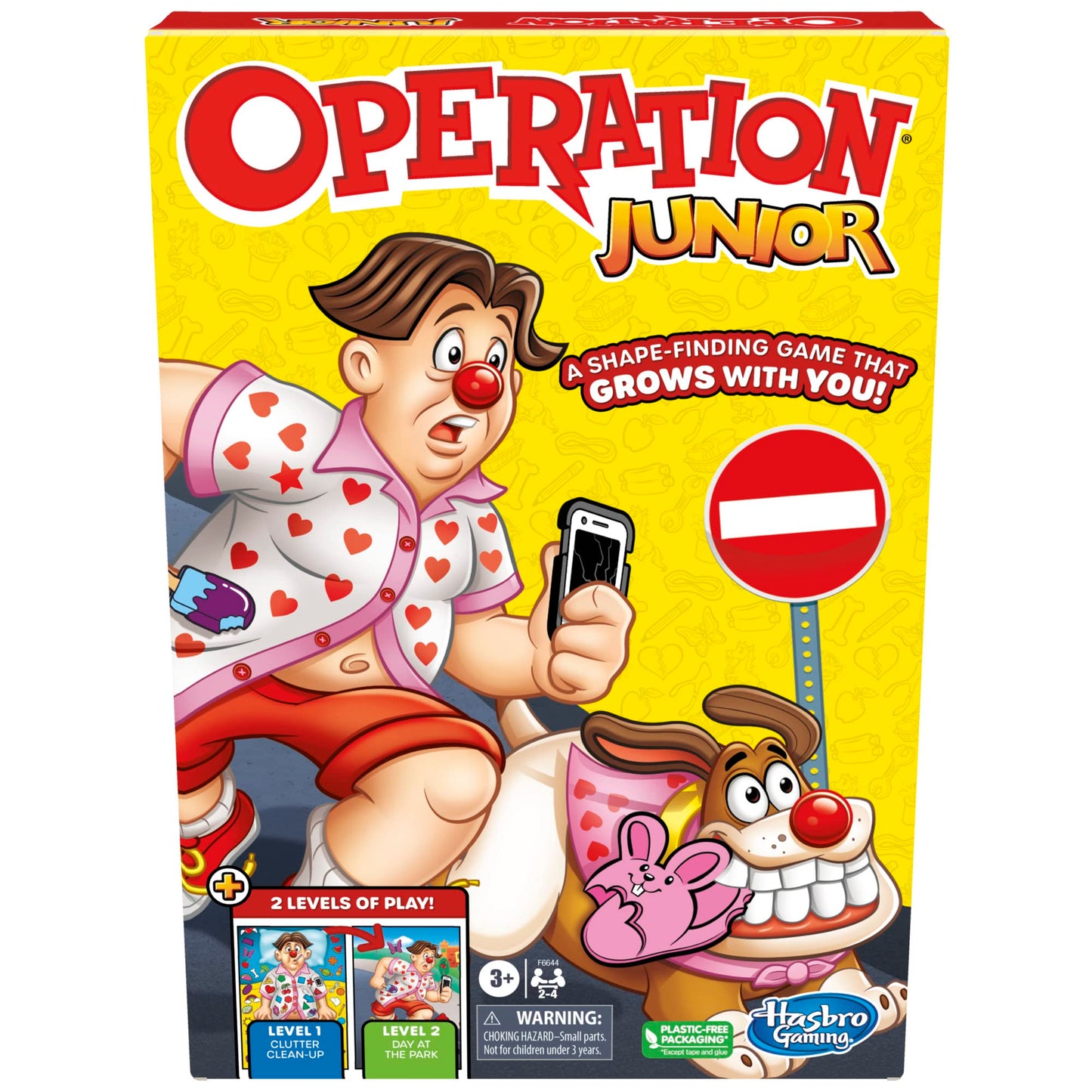 Hasbro Gaming Operation Junior Board Game for Kids 3+ | 2-4 Players | Fun Multicolor Preschool Game | Model F6644