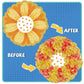 ATFUNSHOP Paper Craft Kits for Kids - 8 Packs Flower Bouquets, Mess-Free Activity for Ages 4-9, Small Size