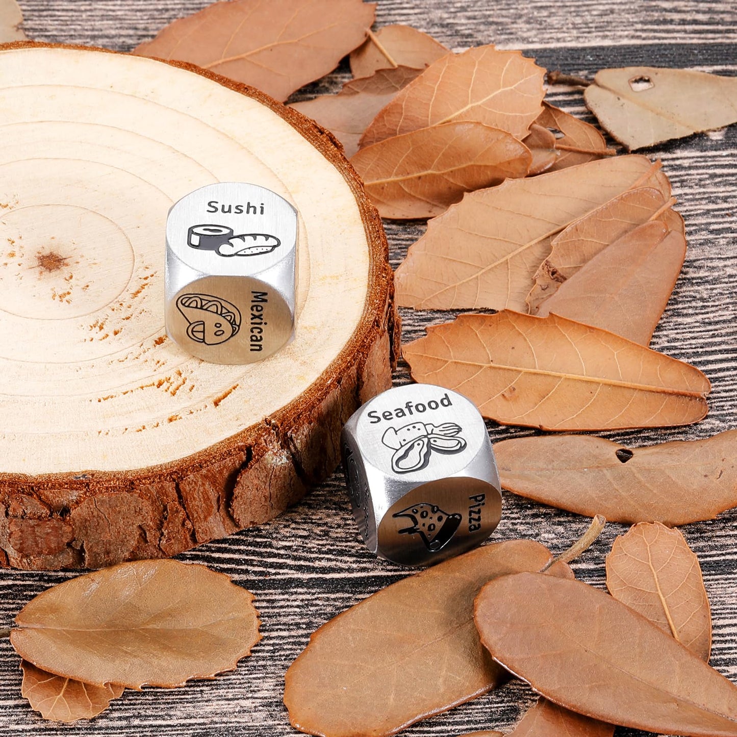 Bridal Shower Gifts for Bride Food Dice Decider Date Night Gifts for Boyfriend Girlfriend Husband Wife Couple One 11 Year Annive