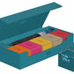 Ultimate Guard Superhive 550+, Deck Case For 550 Double-Sleeved Tcg Cards, Petrol, Compatible With Boulders, Magnetic Closure & Microfiber Lining