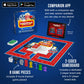 GAME NIGHT MEDIA Soundtrack Trivia Movie Game with Bluetooth Speaker, Hand Painted Pieces, 10.5"x10.5", Multi-color, Ages 8+
