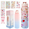 Valentines Day Gifts for Girls Decorate Your Own Water Bottle Kits for Girls 4-12 Girls Water Bottle Gem Stickers DIY Arts and C