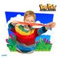 Rep Pals - Parrot, Stretchy Toy from Deluxebase. Super Stretchy Animal replicas That Feel Real, Great for Kids