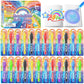 GIFTINBOX Invisible Ink Pen with UV Light for Kids, 24PCS Spy Pen Party Favors for Kids 8-12, Magic Marker for Secret Message, S