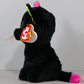 Ty Beanie Boos Licorice The Cat Plush Stuffed Animal - 6" Multi-colored Glitter Eyes