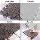 Typutomi 12Pcs Plush Puzzle Foam Floor Mat, Soft Thicken Fluffy Interlocking Square Foam Tiles Area Rugs Carpet For Parlor Bedro