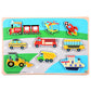 Webby Transport Wooden Puzzle | Baby Puzzle for 24 Years Toddlers | Learning Puzzle Toys for Pre School and Montessori Kids