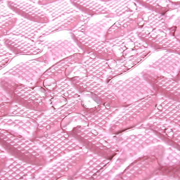 Tamiplay 16 Tiles Foam Play Mat, 0.4 Inch Thick Foam Interlocking Floor Mats, Soft Eva Baby Play Mat, Solid Colored Puzzle Play Mat Kids Floor Mats For Toddler With Storage Bag(White/Light Gray/Pink)