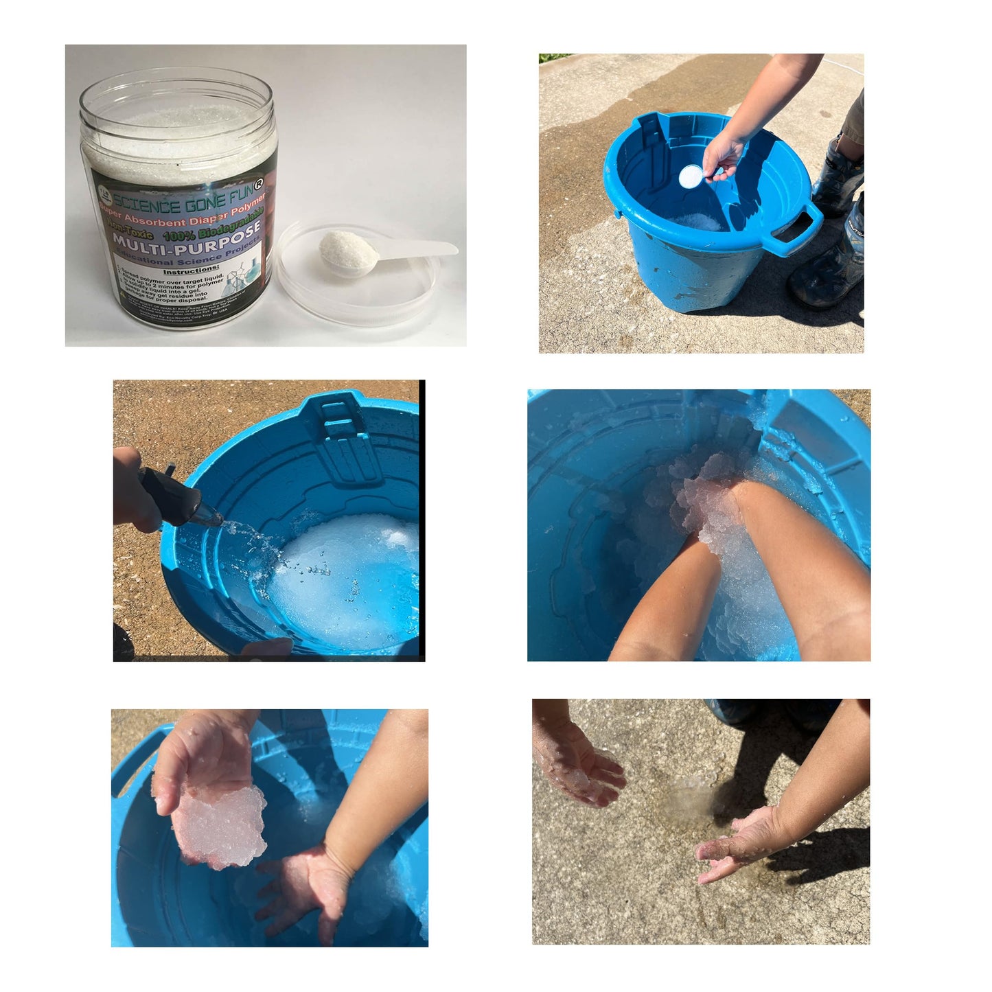 Science Chemistry Fun Hands On Project With 1 Pound Super Absorbent Diaper Polymer