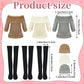 Geyoga 3 Set 12 Pcs Doll Clothes and Accessories Suit Pants Shoes Spring Sweater Outfits, Dolls are Not Included(Gray, Brown, Cr
