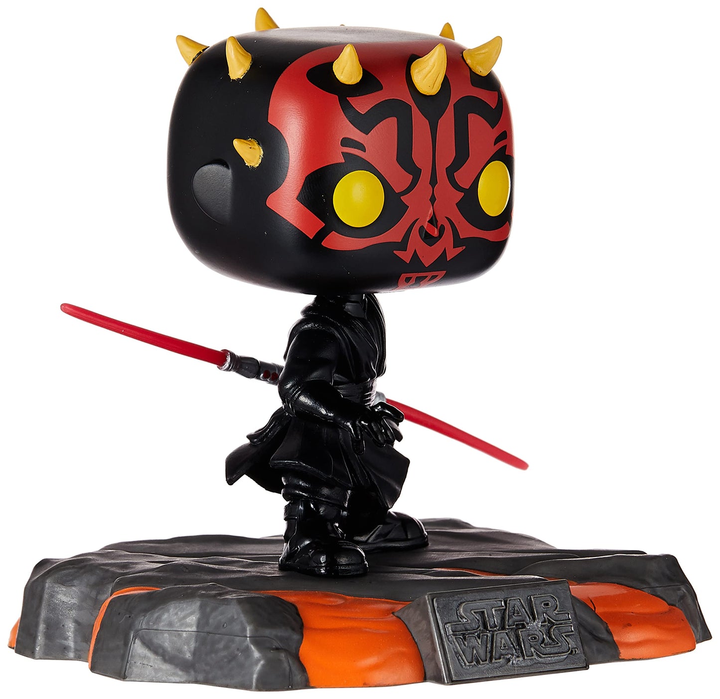 Funko Pop! Deluxe Star Wars Darth Maul Vinyl Figure - Glow in The Dark - Standard Size - Multicolor - Model 63294
