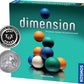 Thames & Kosmos Dimension 3D Puzzle Game - Up to 4 Players, Wood, Silver, Model 692209