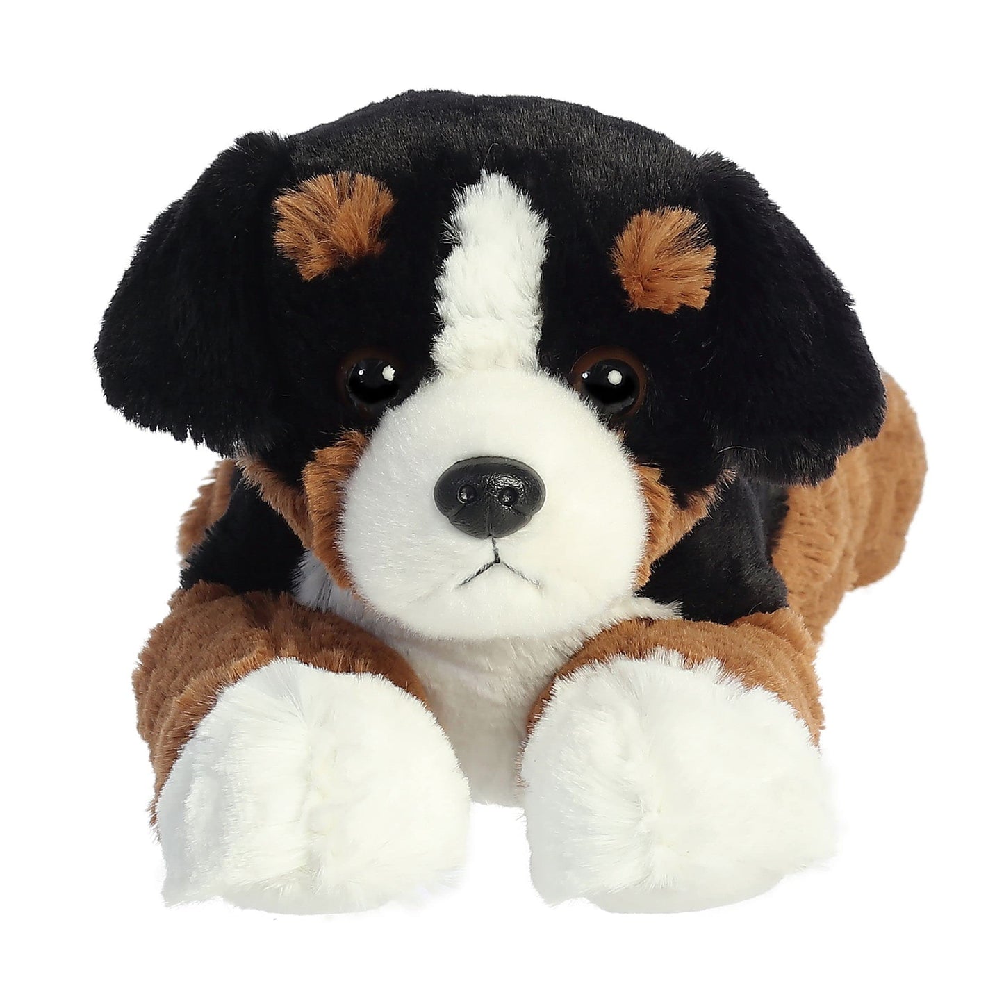 Aurora Adorable Flopsie Bernie Mountain Dog Stuffed Animal - White 12 Inches - Soft Polyester Plush Toy, Model 31934