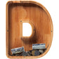 Sulevalt 12' Extra Large Wooden Letter Piggy Banks - Piggy Banks For Boys Girls Kids, Alphabet Money Banks With Initial D - Coin Banknote Bank Birthday/Christmas For Kids