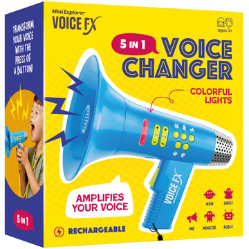 Voice Changer For Kids - Easter Gifts - Voice Changing Device For Boys & Girls Ages 3-8+ Olds - Birthday Gifts For 3, 4, 5, 7, 8 Year Old Boy - Cool Outdoor Toys Gift Ideas For Kid, Toddler