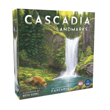 Aeg & Flatout Games | Cascadia: Landmarks - Expansion For Award-Winning Board Game, Cascadia | Easy To Learn | Quick To Play | Ages 10+ | Adds 5Th & 6Th Player