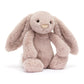 Jellycat Bashful Luxe Rosa Bunny Stuffed Animal  Medium 12 inches - Rabbit & Bunny Plush Toy - Classic Children's Gift