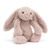 Jellycat Bashful Luxe Rosa Bunny Stuffed Animal  Medium 12 inches - Rabbit & Bunny Plush Toy - Classic Children's Gift