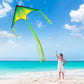Joyin 3 Packs Large Delta Kite Gradient Red, Green And Purple, Easy To Fly For Kids And Adults With 328Ft String, Large Delta Be