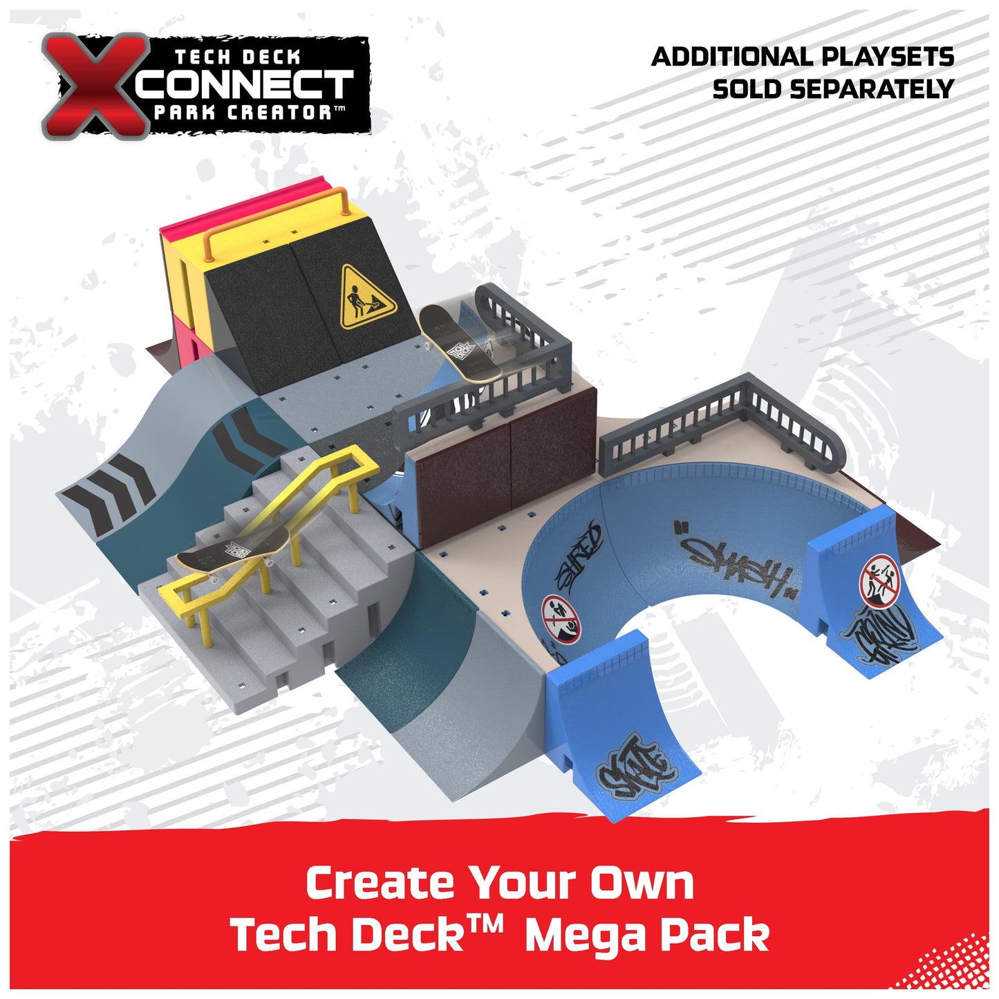 TECH DECK  Speedway Hop  X-Connect Park Creator  Customizable and Buildable Ramp Set with limited availability Fingerboard  Kids Toy for Ages 6 and up