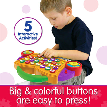 The Learning Journey: Abc Melody Maker – Learning & Education Toys - Developmental Interactive Activities For Preschoolers - Children Ages 3 And Up - Electronic Learning Toys For Toddlers