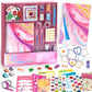 Perryhome Diy Journal Kit For Girls Ages 8-12, Stationery Journal Set For Teenage Girls Ages 8-12 Scrapbook & Diary Kits, Journaling Art Crafts Kit Teen 8-10-12 Year Old Girl Birthday Gifts - Pink