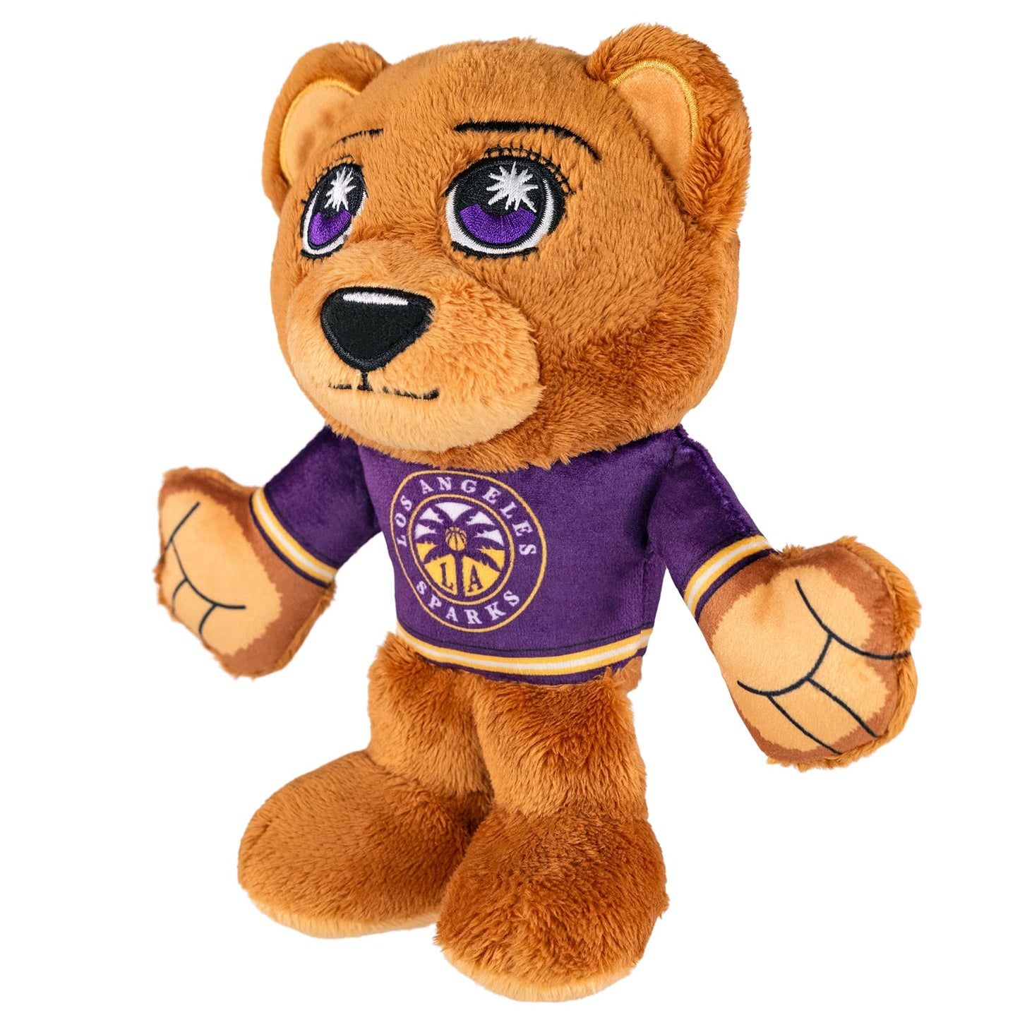 Bleacher Creatures Los Angeles Sparks 8'' Wnba Kuricha Plush Bear - Soft Chibi Plush