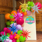 Saxuxu 6PCS Rainbow Star Foil Balloons, 22Inch Colorful Decorations for Birthday, Graduation, Wedding, Christmas, New Year Parties