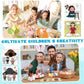 Xbaiyanr 24 Pack Christian Easter Color Your Own Jigsaw Puzzles For Kids,Jesus Easter Diy Paper Jigsaw For Jesus Sunday School C
