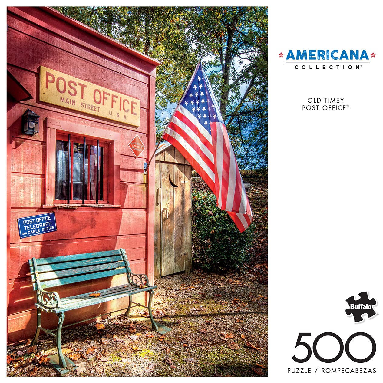 Buffalo Games - Celebrate Life Gallery - Old Timey Post Office - 500 Piece Jigsaw Puzzle For Adults Challenging Puzzle Perfect F