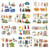 Windkream 12 Set Felt Board Stories Pieces Set Felt Animals Bible Fairy Tales For Preschool Animals Figures Flannel Board Storie