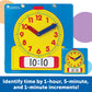 Learning Resources Write & Wipe Clocks Classroom Set - 25 Pieces, Ages 6+ Laminated Dry-Erase, Teaching Aids, Teacher Supplies, Learning Time,Back To School Supplies