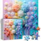 Flower Puzzles For Adults 1000 Pieces, Impossible Floral Puzzles, Colorful Rainbow Gradient Puzzle Hard,Challenging Spring Jigsaw Puzzles 1000 Pieces