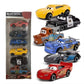 Toyrentto Ultimate 6-Piece Diecast Racing Car Set Alloy Toy Cars For Kids, Includes Tow Truck, Police Car & Speed Race Cars - Pe