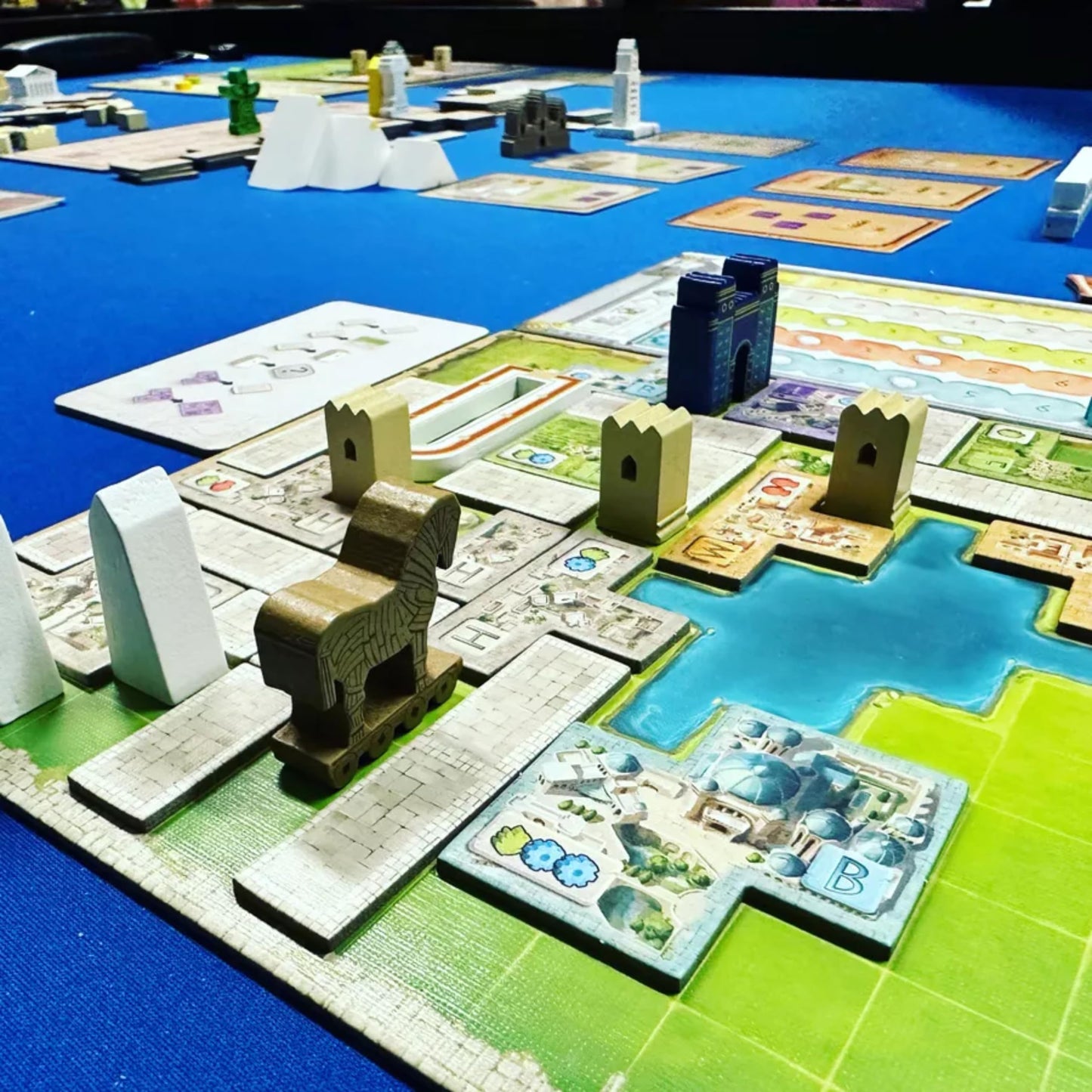 Arcane Wonders World Wonders Strategy Board Game - 1-5 Players, Standard Size, Brown, Model AW19WWAW, Cardboard Construction